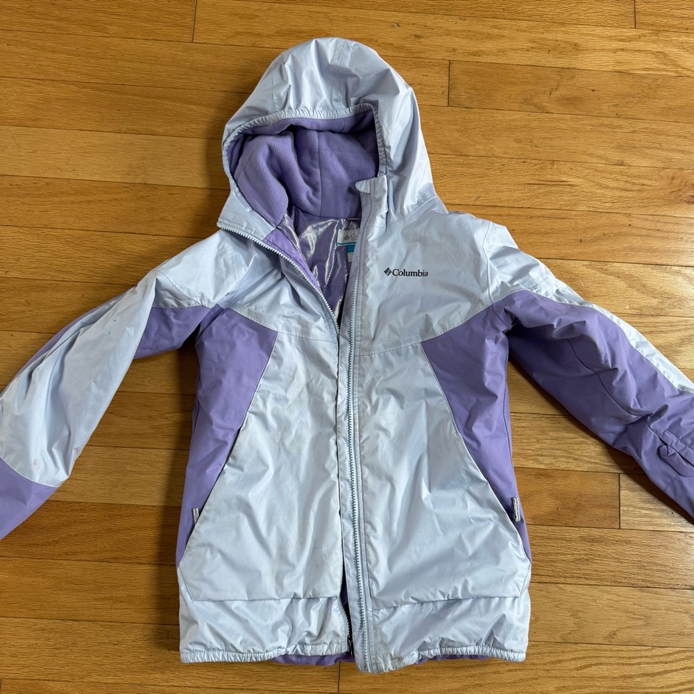 Columbia Kids' Snow Problem Purple Winter Jacket